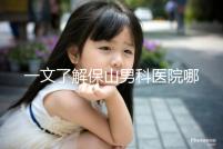 一文了解保山男科醫院哪家最正規，內含機構地址