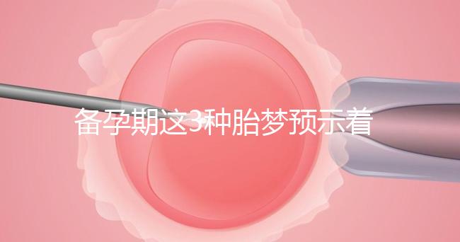 備孕期這3種胎夢預示著貴子降臨，想懷兒子有福利了