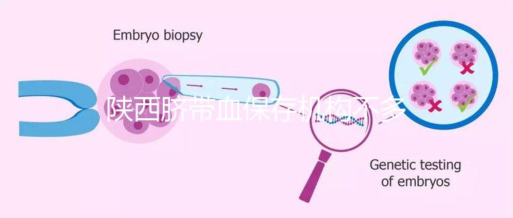 陜西臍帶血保存機構不多，咸陽想自存請準備好費用去合肥