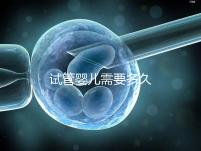 試管嬰兒需要多久